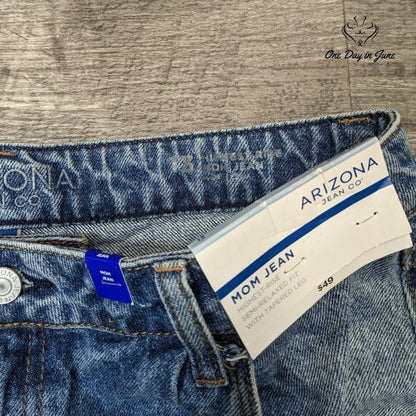 Arizona Jean Co. Juniors Highest Rise Mom Jeans Size 13