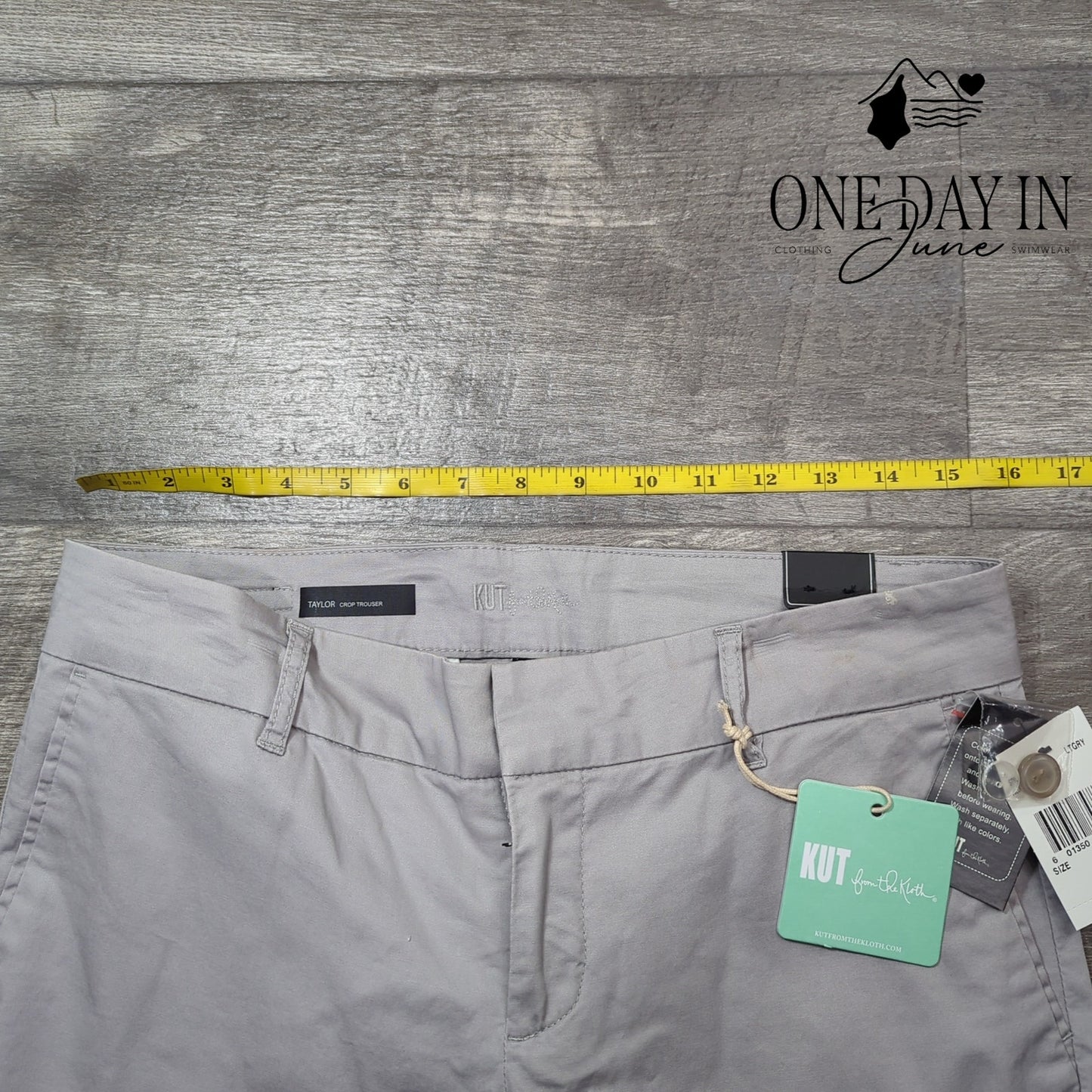 Kut From The Kloth Taylor Crop Trouser Pants Size 8