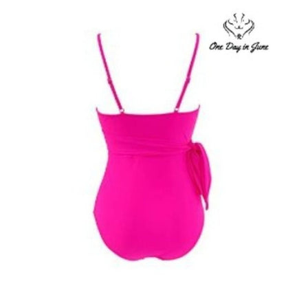 Suuksess Wrap Cut Out One Piece Swimsuit Size XL (16) RUNS 1-2 sizes small