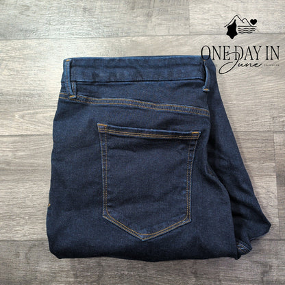 Good American Good Legs Skinny Jeans Dark Blue NWT Size 20-26