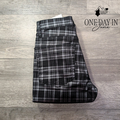 AG Adriano Goldschmied Farrah Skinny Plaid High Rise Jeans NWT Size 4 (27)