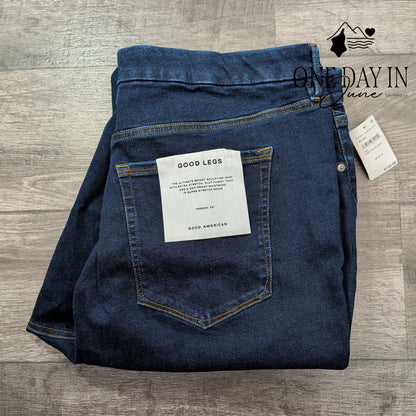 Good American Good Legs Skinny Jeans Deep Blue NWT $159 Size 28-32