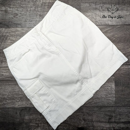 Jones New York Sport Petite Micro Corduroy Mini Skirt Size 10P