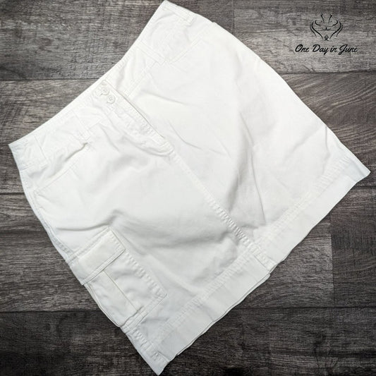 Jones New York Sport Petite Micro Corduroy Mini Skirt Size 10P