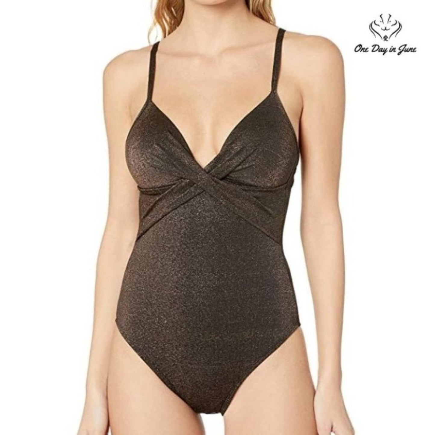 Kenneth Cole Push Up Mio One Piece Swimsuit