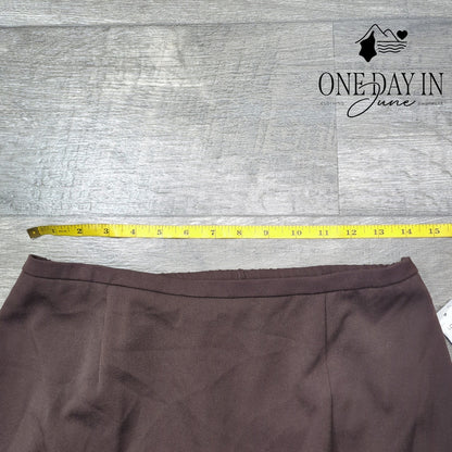 City Girl by Nancy Bolan Lined Midi Skirt Size 4