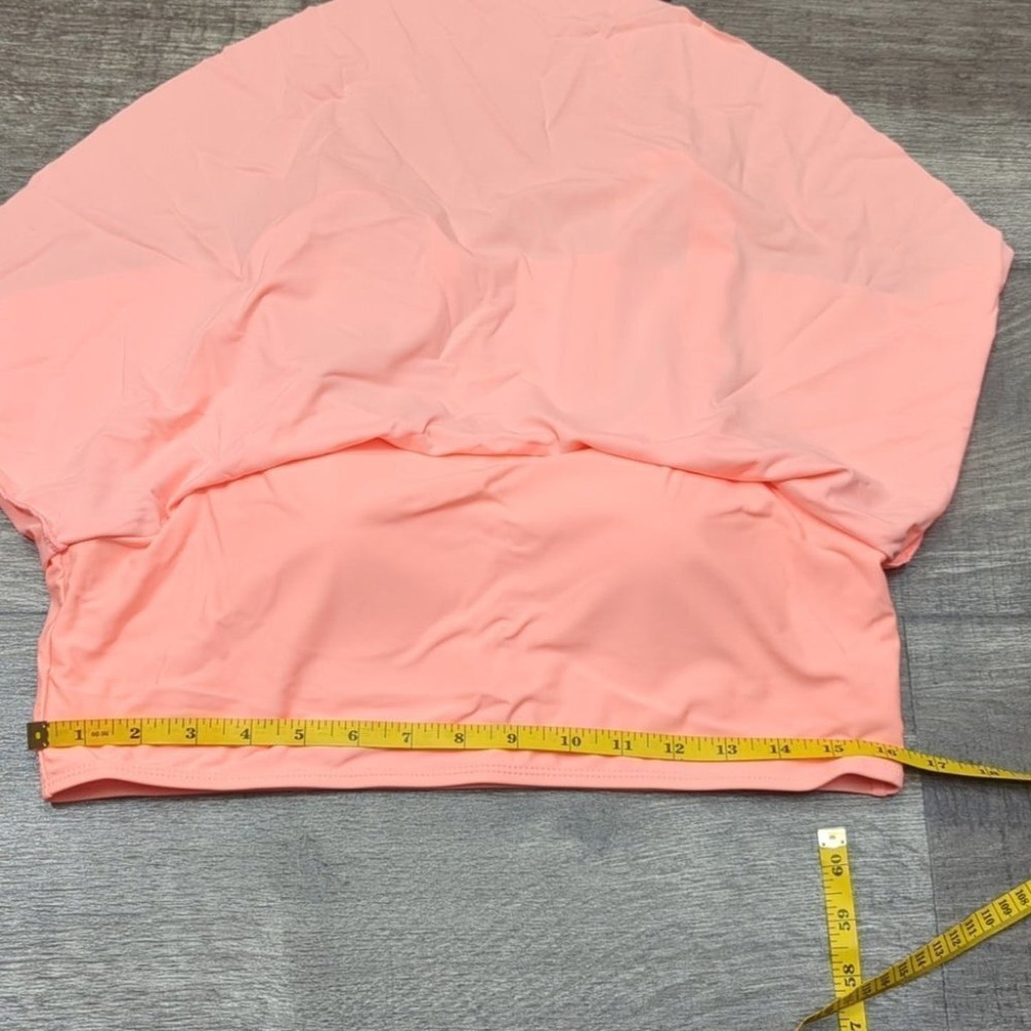 Souqfone Ruffled Flounce High Waist Bikini Swimsuit Size XL