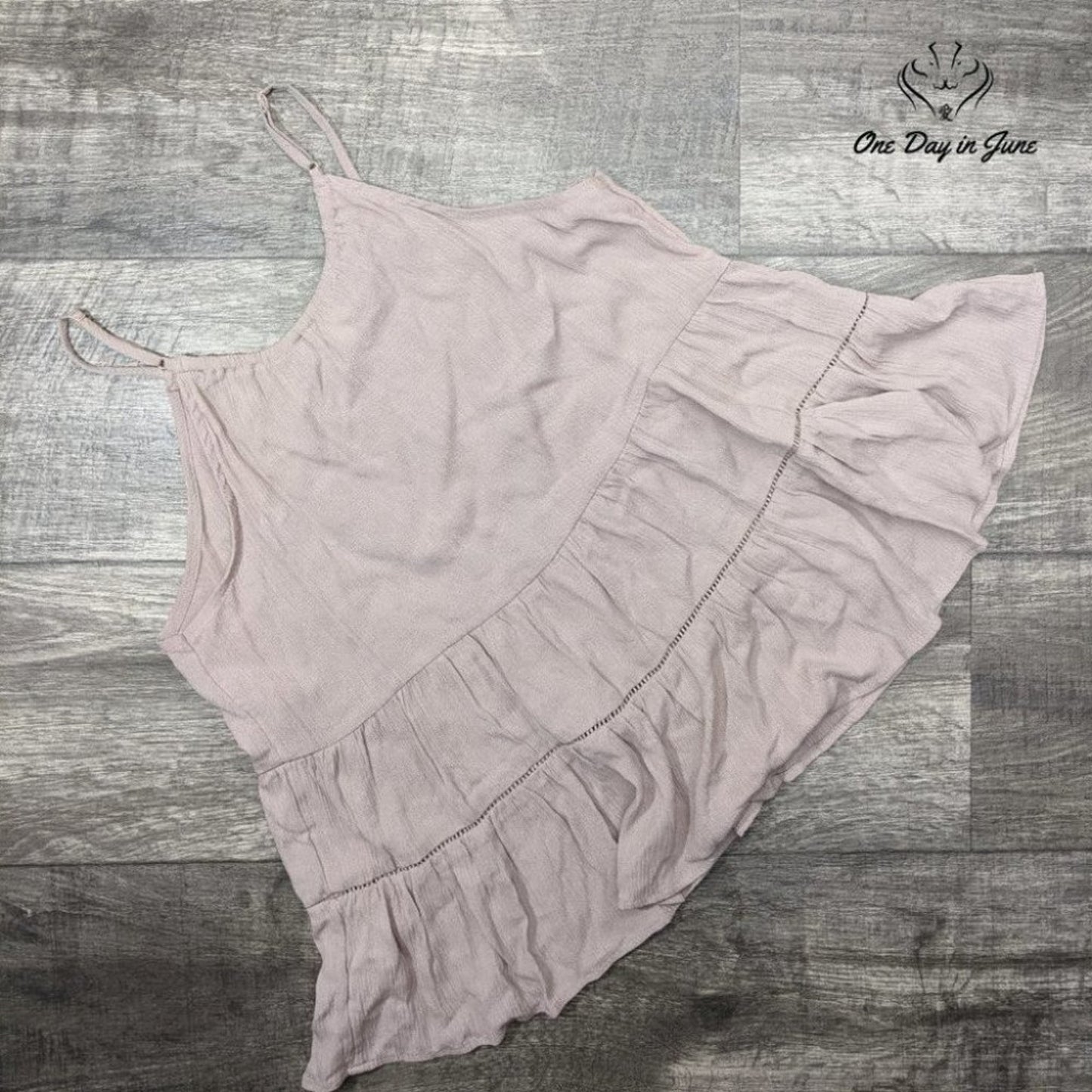 Hippie Rose Women's Adjustable Strap Cami Top Size M