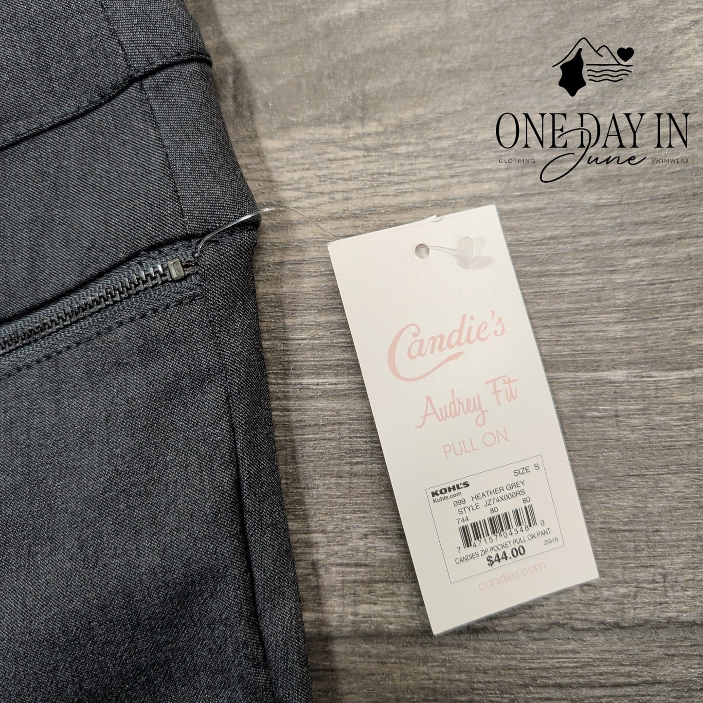 Candies Audrey Fit Pull On Pants Size S