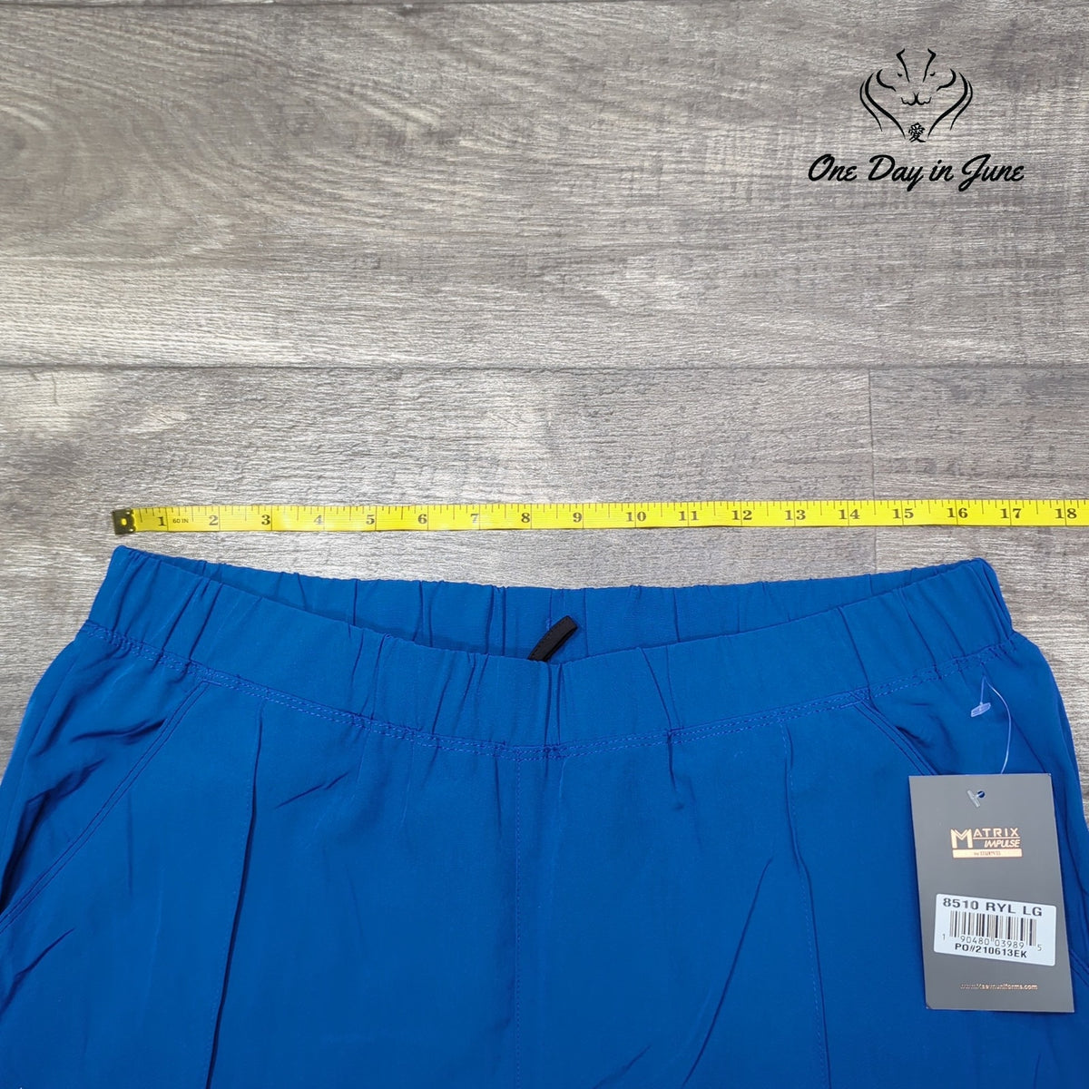 Maevn Matrix Impulse 8510 Cargo Scrub Pants Royal Blue NWT Size L