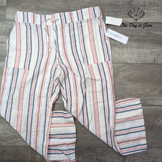 Liz Claiborne Linen Crop Pants Size M