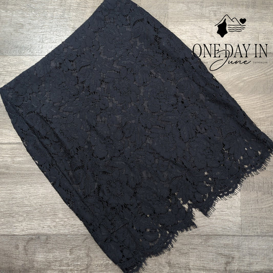 Banana Republic Petite Lace Layered Skirt Size 2P