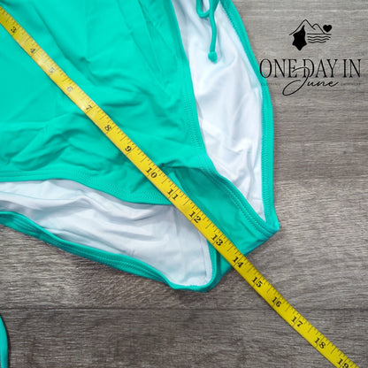Joybik High Waist Drawstring Bikini Bottom Size XL