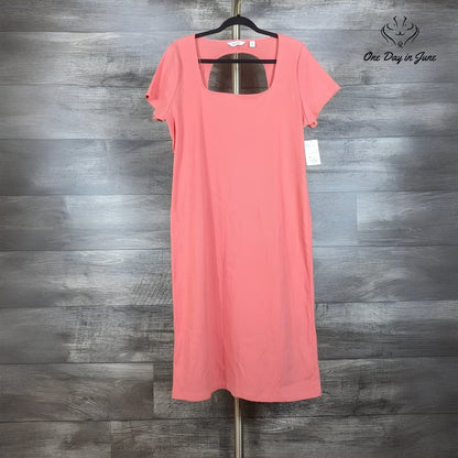 Nine West Short Sleeve Open Back Dress Size 2X