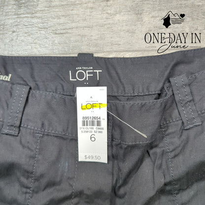 Loft The Original Cropped Cargo Pants Size 6