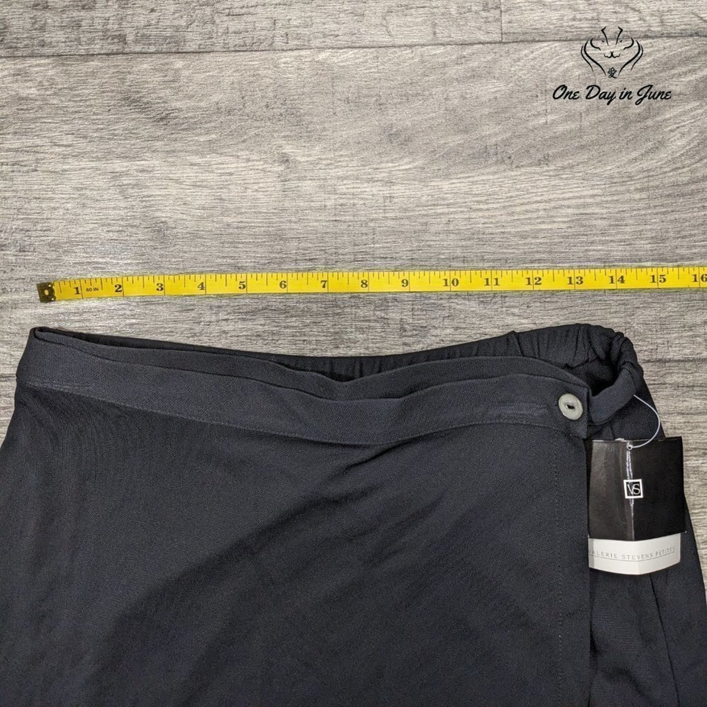 Valerie Stevens Petites Maxi Wrap Skirt Size PL