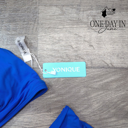 Yonique Halter Bikini Swimsuit Size L
