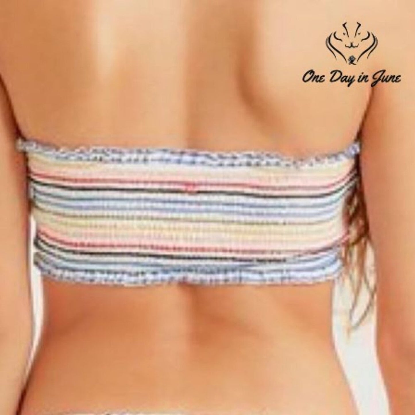 Billabong Gimme Sun Smock Tube Bikini Top Size M