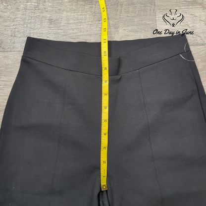 Nordstrom High Waist Skinny Ankle Ponte Pants Black Pull On Size S