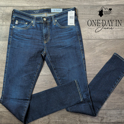 AG Adriano Goldschmied The Legging Super Skinny Dark Wash Jeans NWT Size 4 (27)