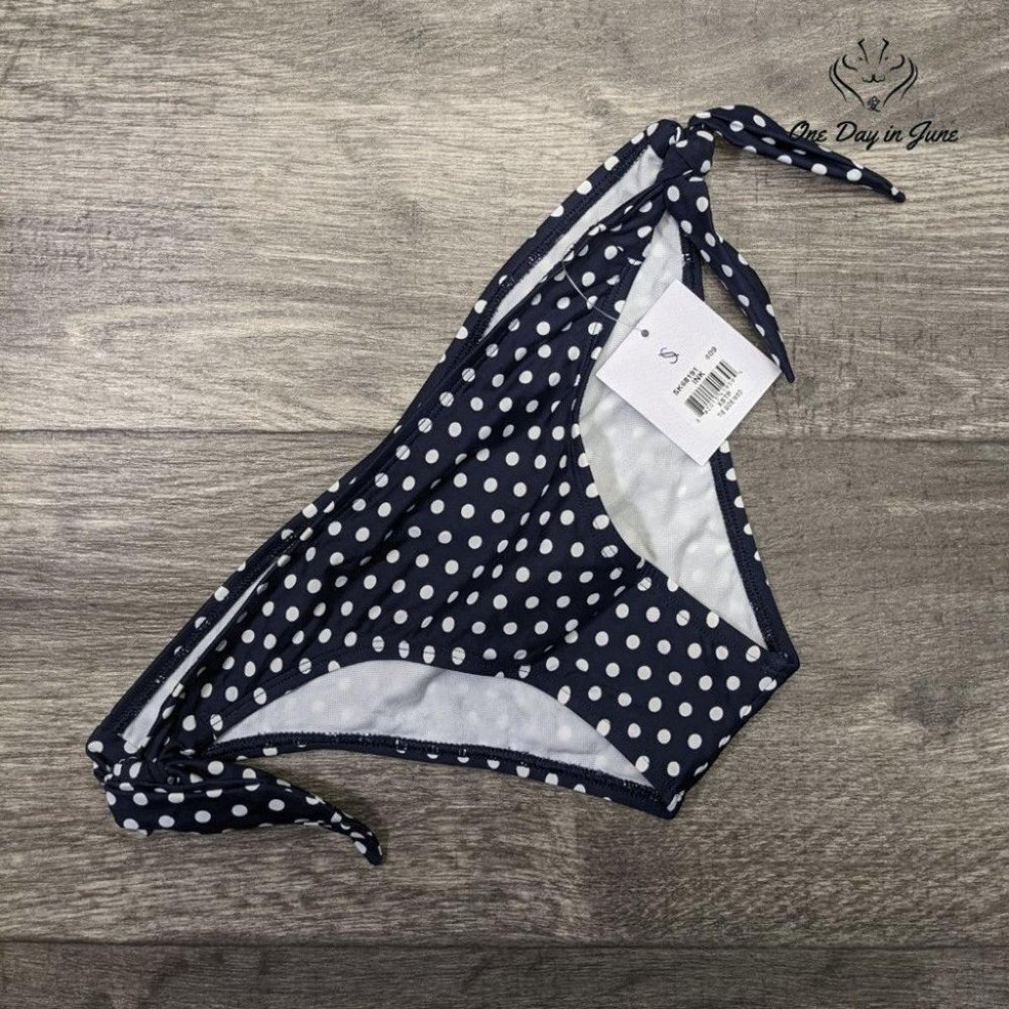 Skye Sash Tie Side Med Bikini Bottom Swimwear Size XS