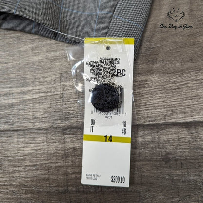 Evan Picone 3 Button Suit Jacket Blazer Size 14