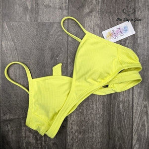 Sugar Beach Cross Front Bikini Top Size XS
