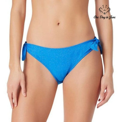Sugar Beach Textured Hipster Bikini Bottom Size L