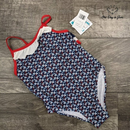 Kiko & Max Ruffle one Piece Swimsuit Size 5