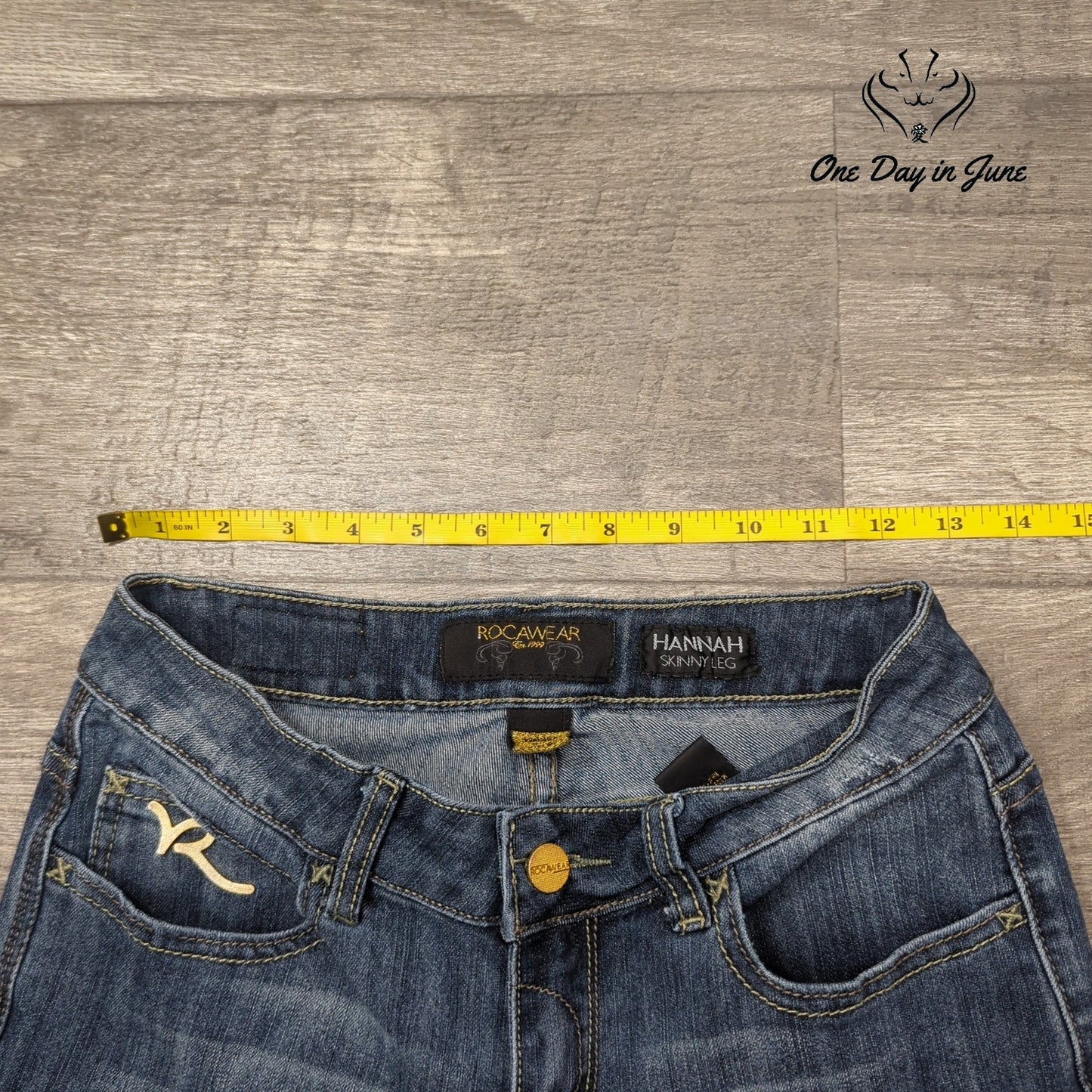 Rocawear Juniors Hannah Skinny Leg Jeans Size 1