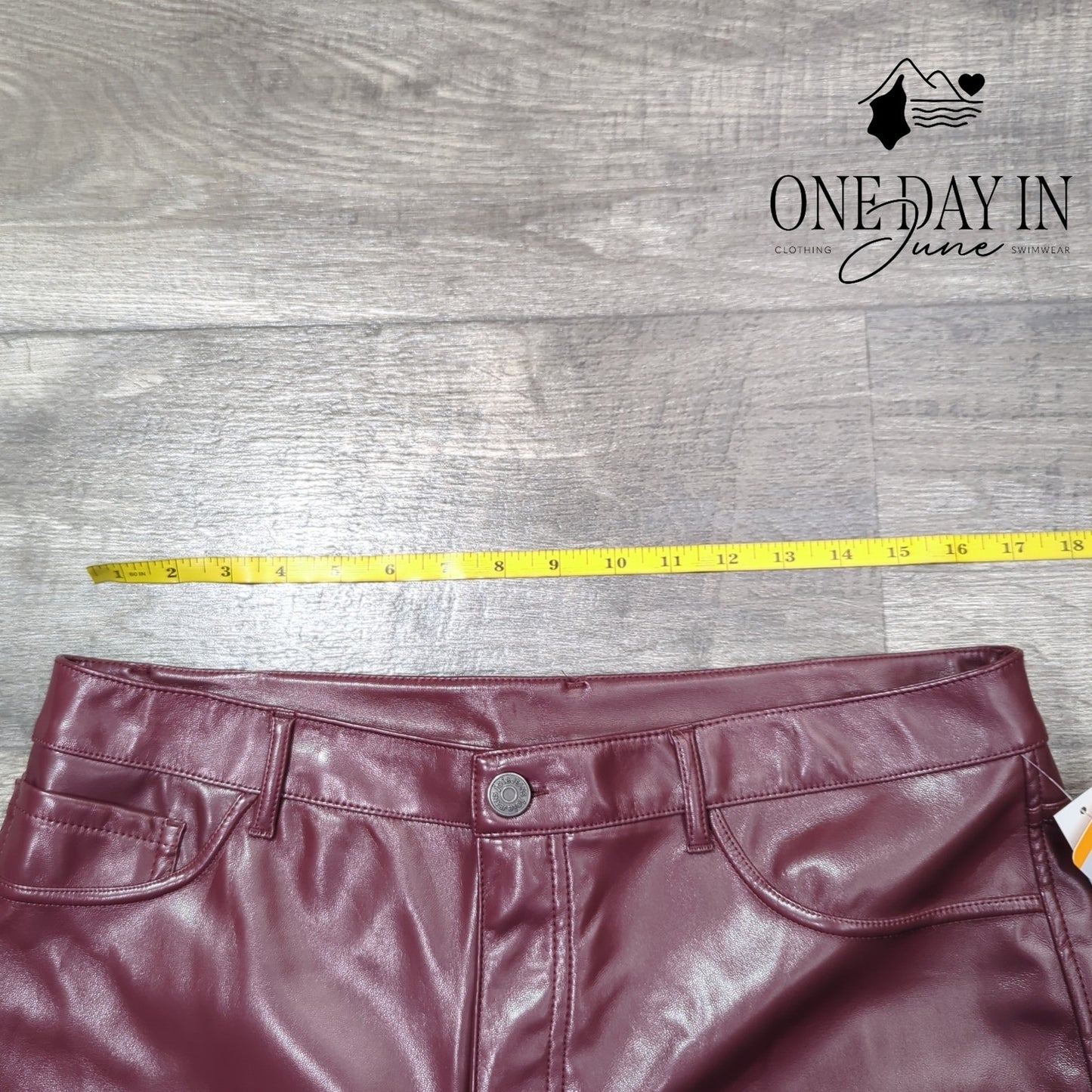 Joie Faux Leather Pants Size 12