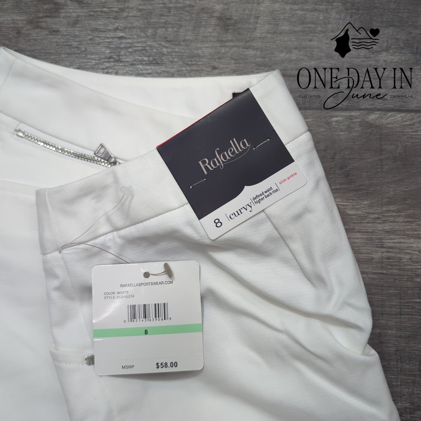 Rafaella Slim Ankle Pants Size 8