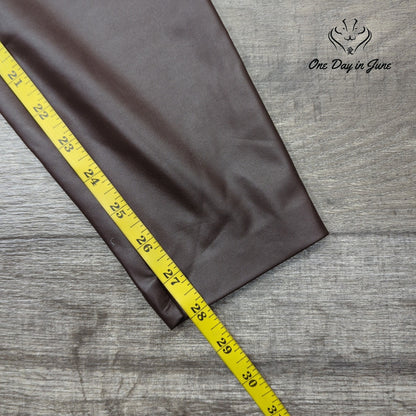 Eloquii Faux Leather Pull On Slim Pants Size 14