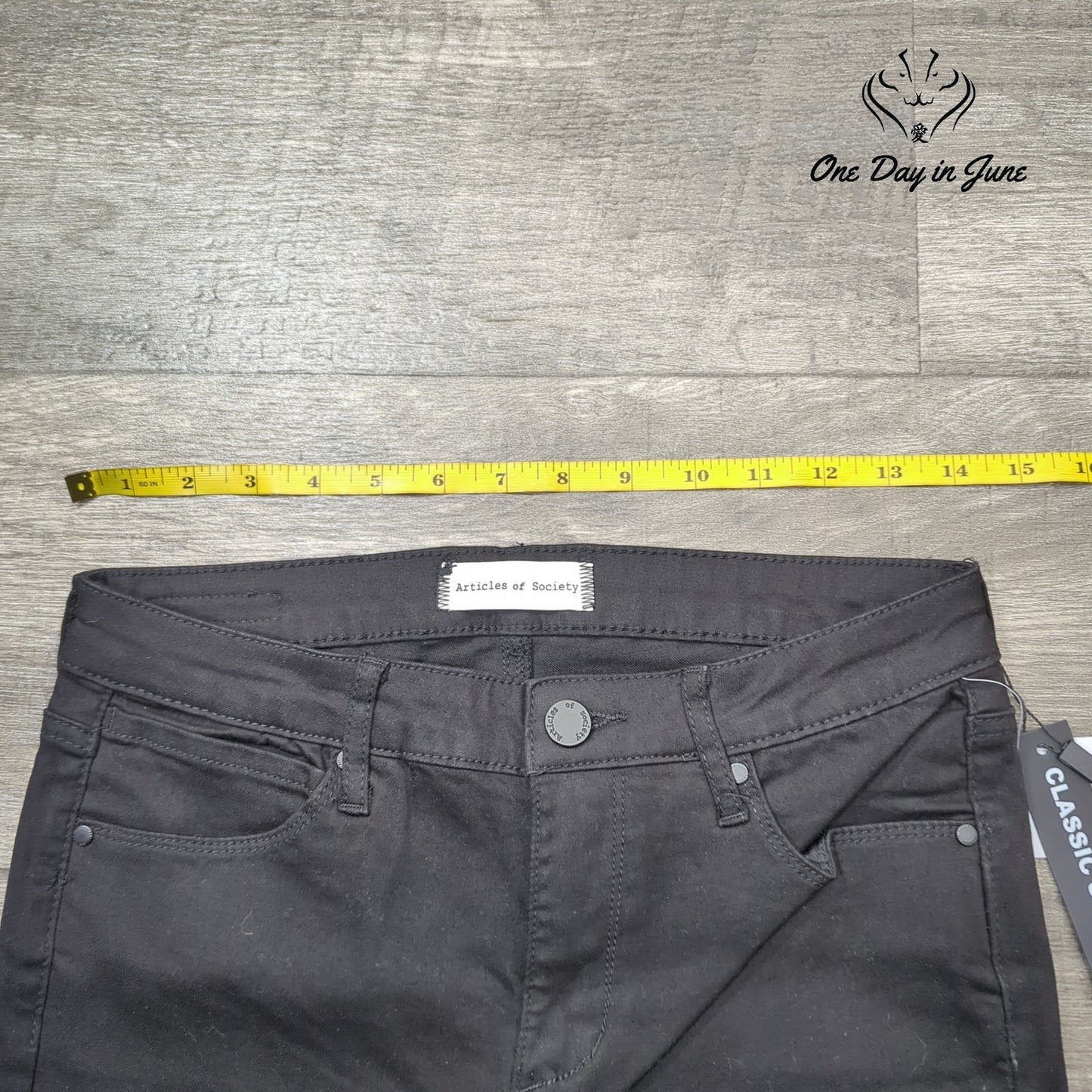 Articles of Society Lake Wash Skinny Jeans Size 27 (4)