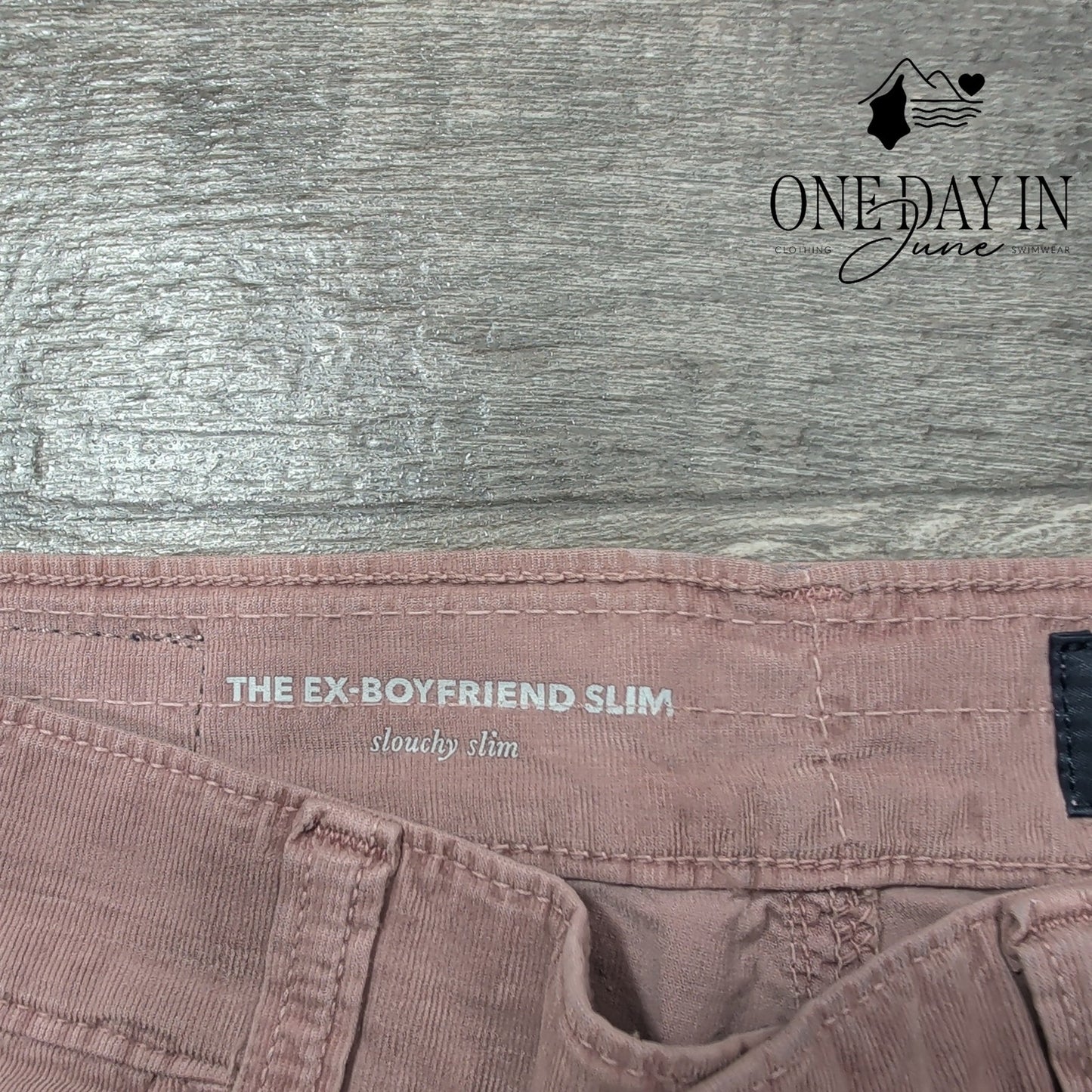 AG Adriano Goldschmied The Ex-Boyfriend Slim Corduroy Pants NWT $215 Size 4 (27)