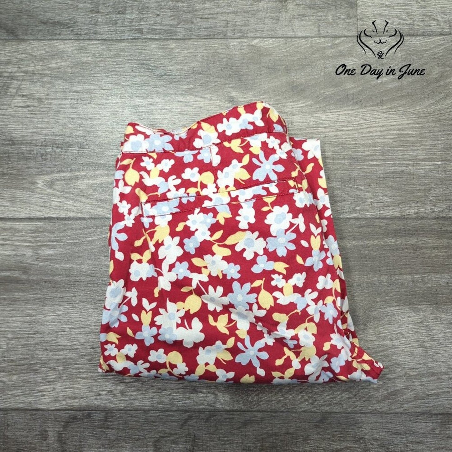 Abercrombie & Fitch Floral Cropped Pants Size 2