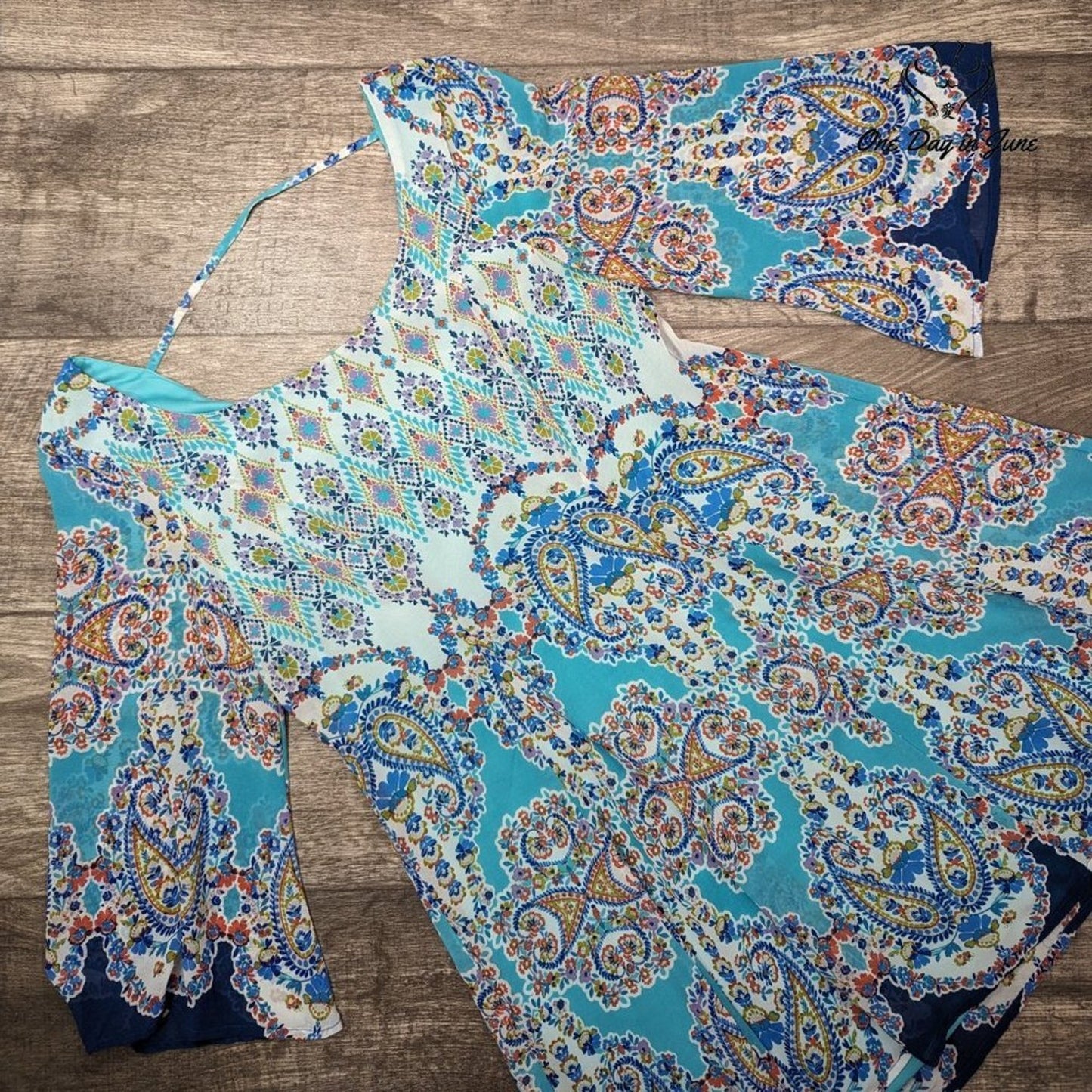 As U Wish 3.4 Sleeve Layered Mini Dress Size S