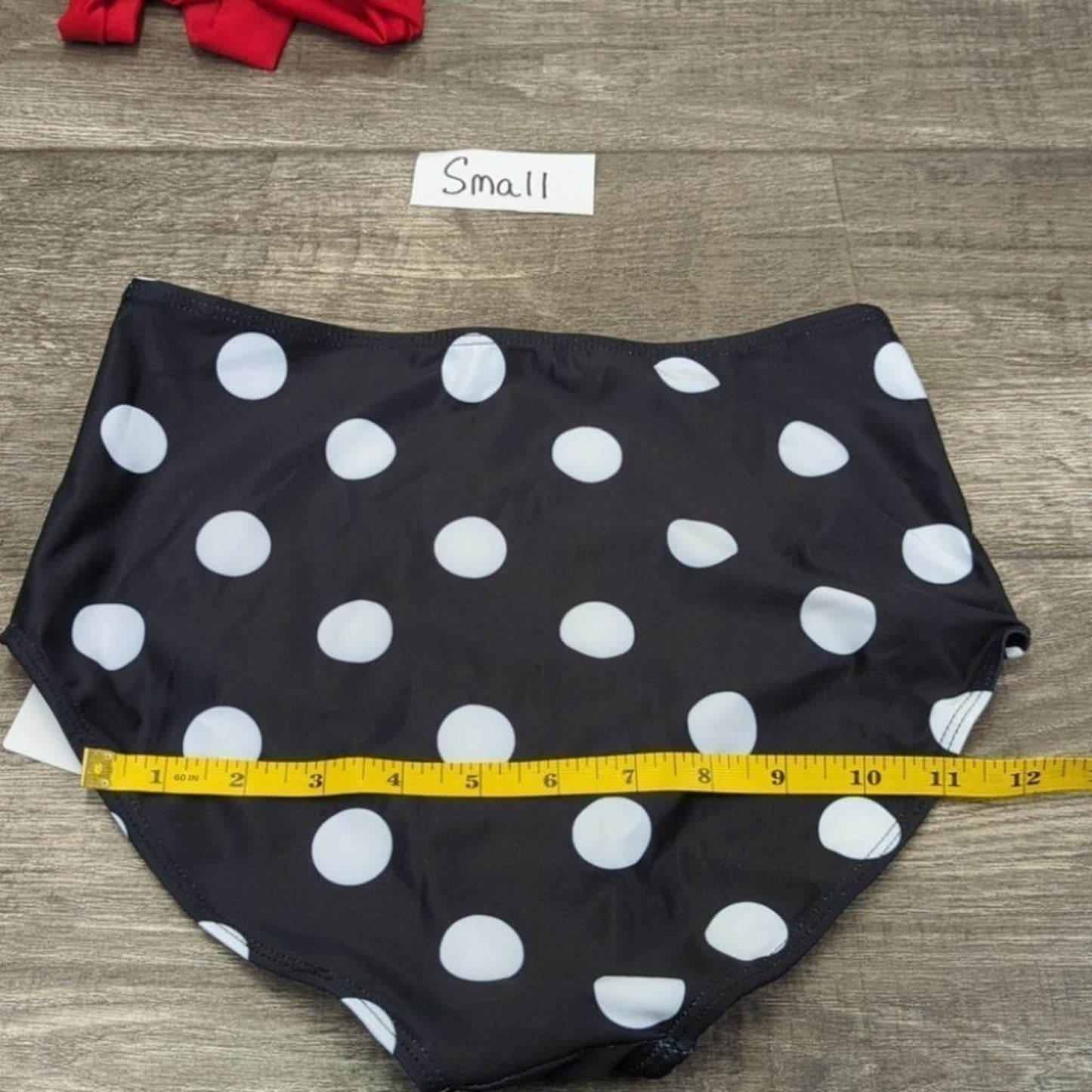Tempotrek High Waist Polka Dot Bikini Swimsuit Size S