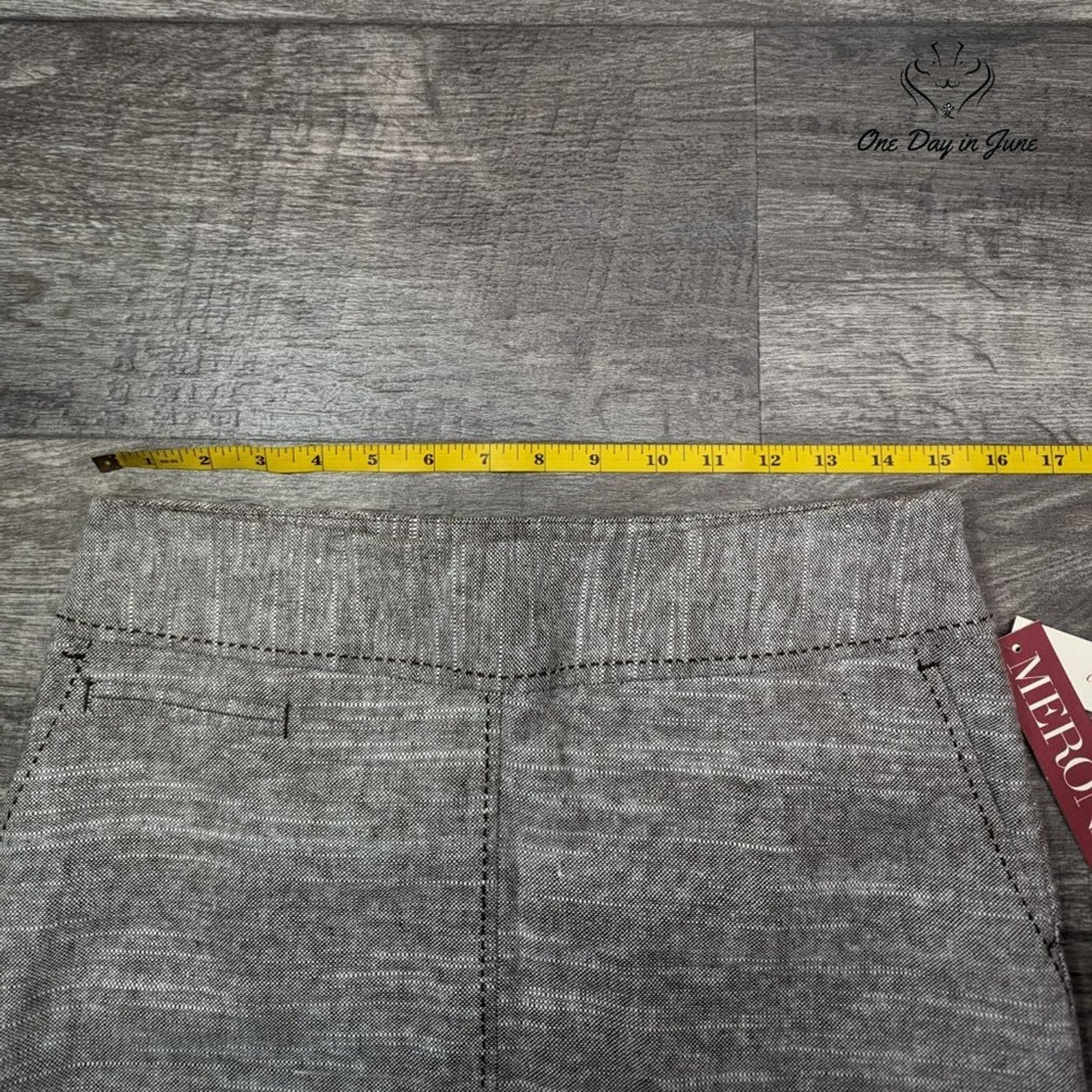 Merona Linen Lined Mini Skirt Size 4
