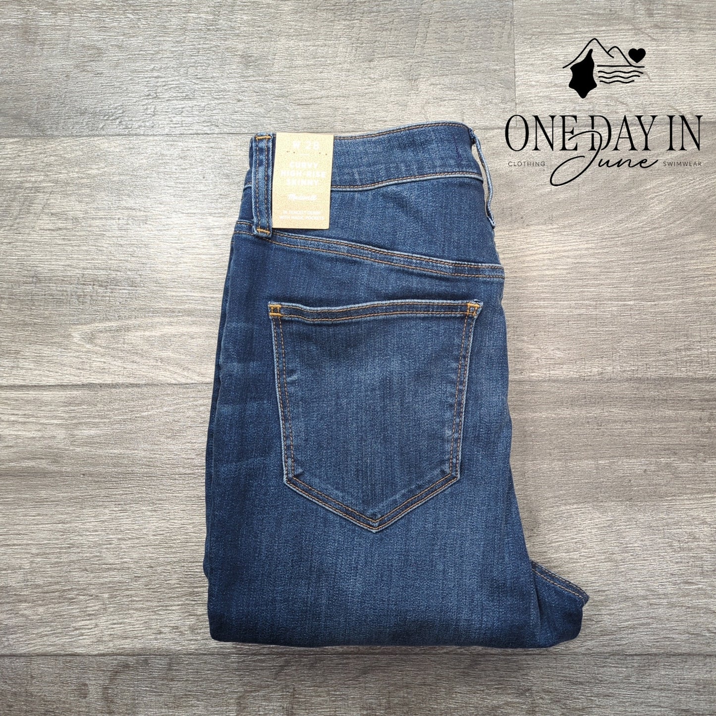 Madewell Curvy High Rise Skinny Jeans Size 28 (6)