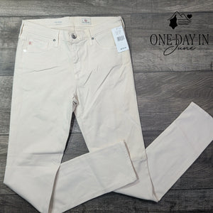 AG Adriano Goldschmied The Prima Cigarette Leg Jeans White NWT Size 4 (27)
