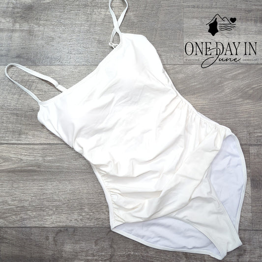 Eomenie Tummy Control One Piece Swimsuit Size M