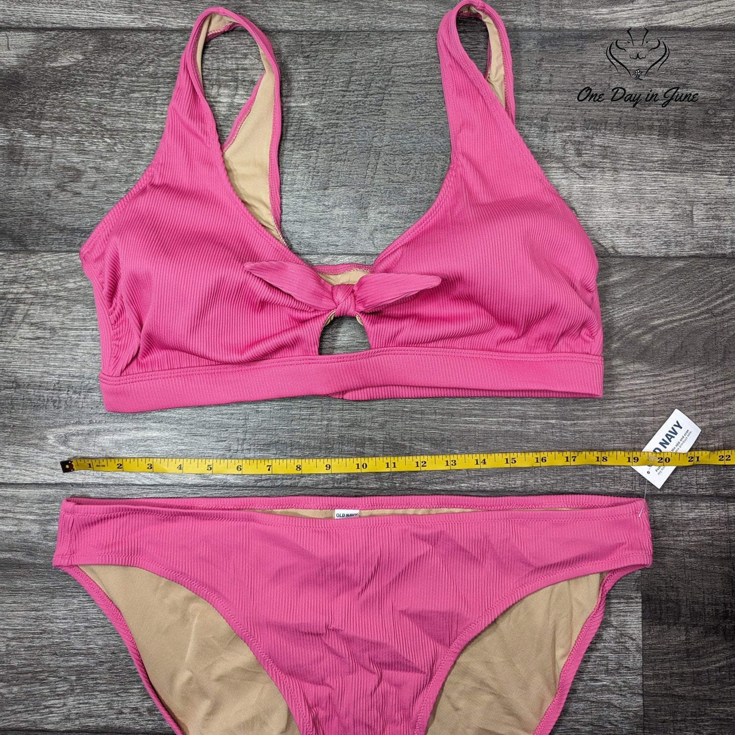 Old Navy Ribbed Keyhole Bikini Swimsuit Size 2X