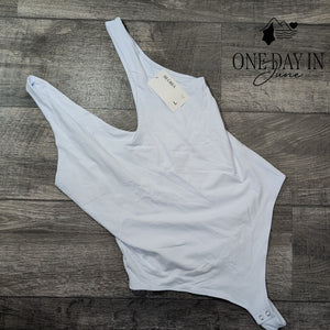 Reoria V Neck Thong One Piece Bodysuit Size L