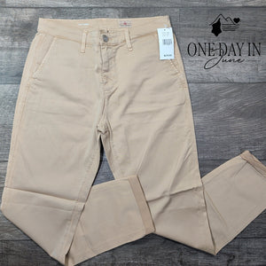 AG Adriano Goldschmied The Caden Tailored Trouser Pants Beige NWT Size 4 (27)