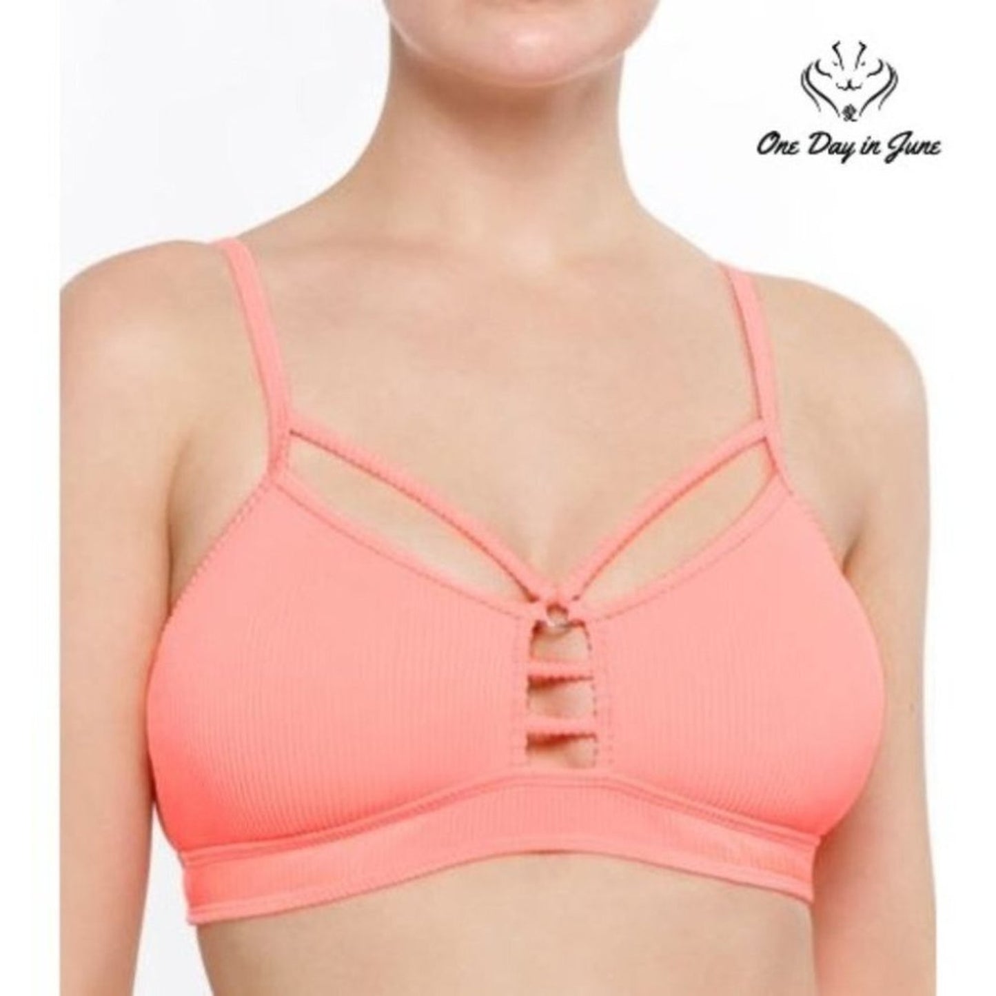 Arizona Jean Co. Juniors Bikini Top Size L