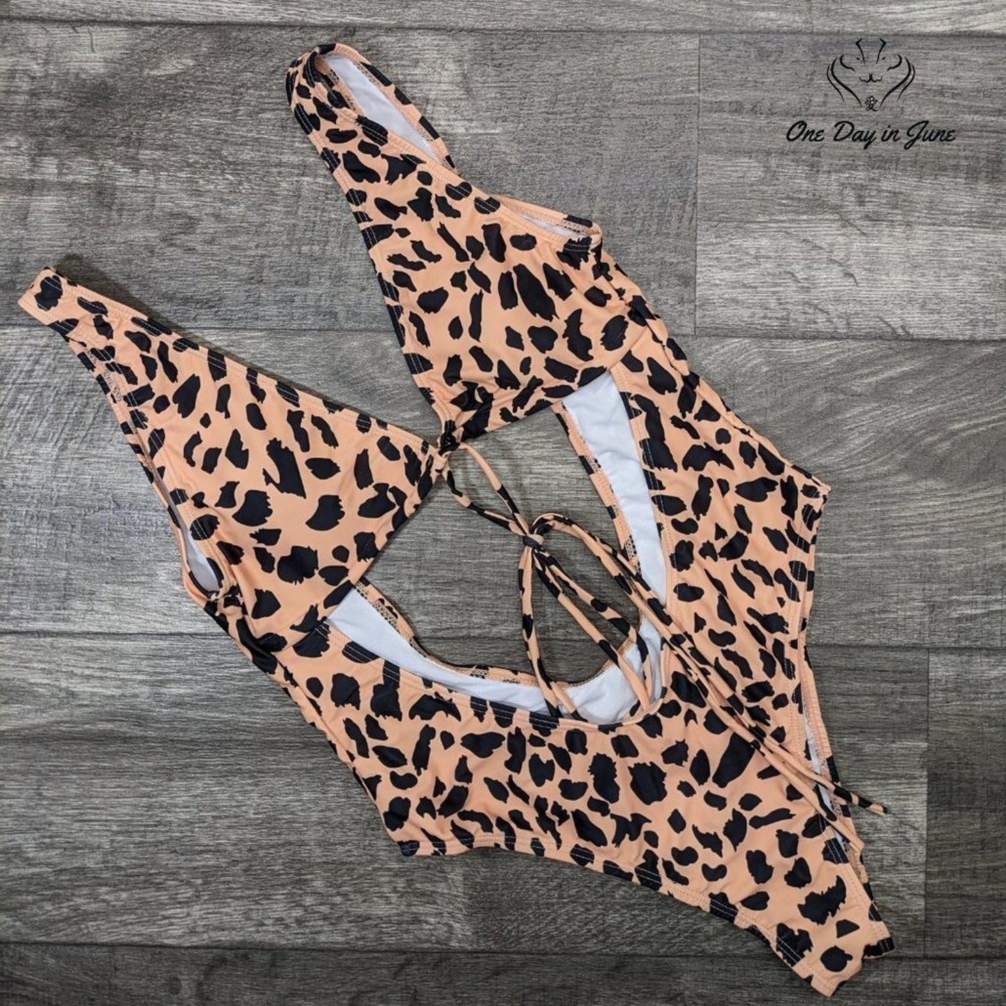 Pan Hui Sexy One Piece Swimsuit Size L