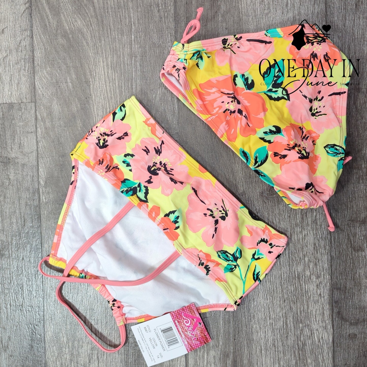 Kanu Surf High Neck Bikini Swimsuit Size 14