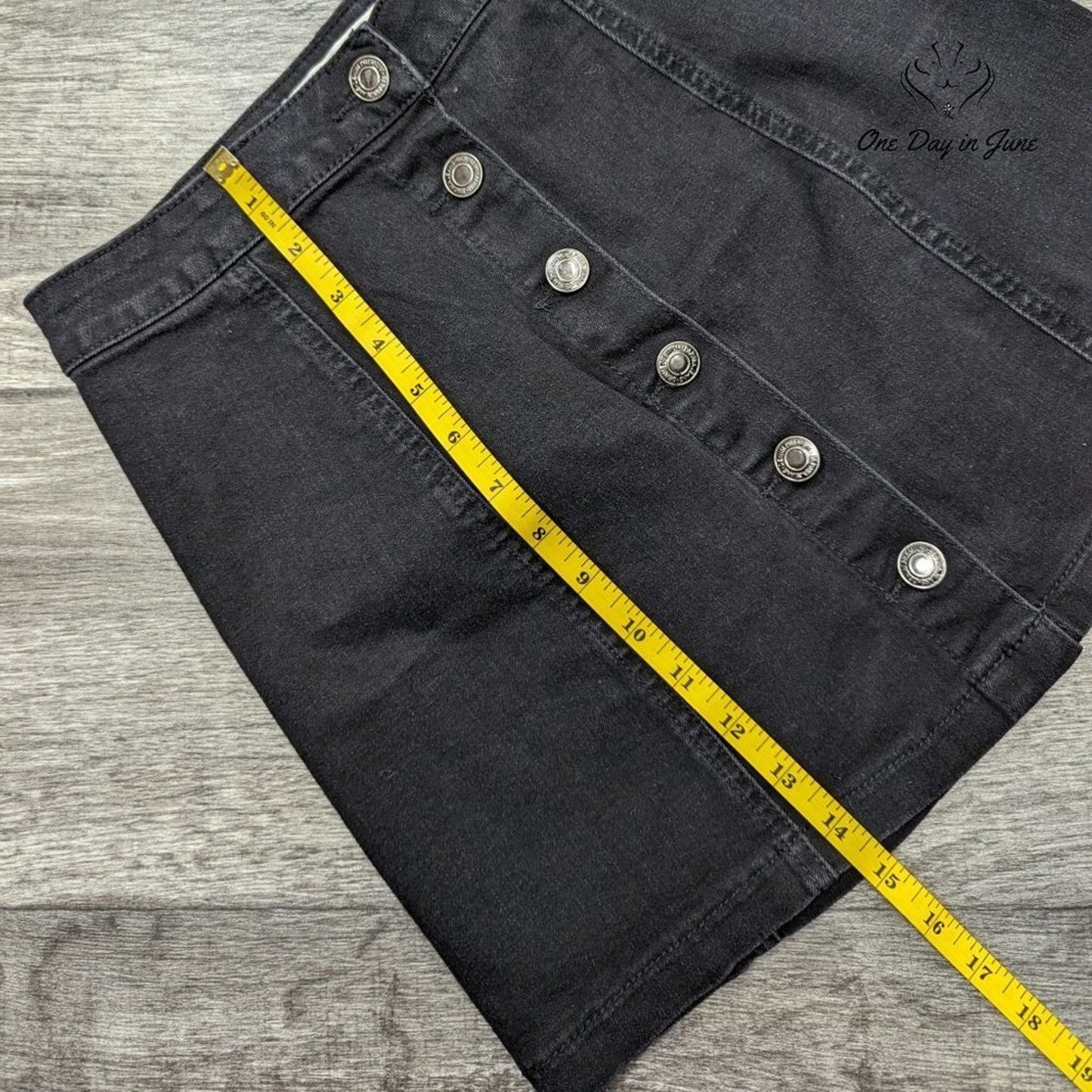 Papaya High Rise Denim Mini Skirt Size S