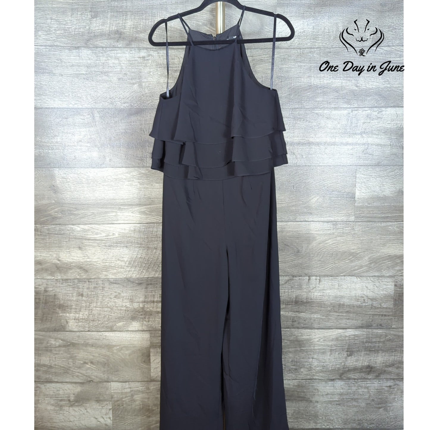 Gianni Bini Sleeveless Tiered Jumpsuit Size 6